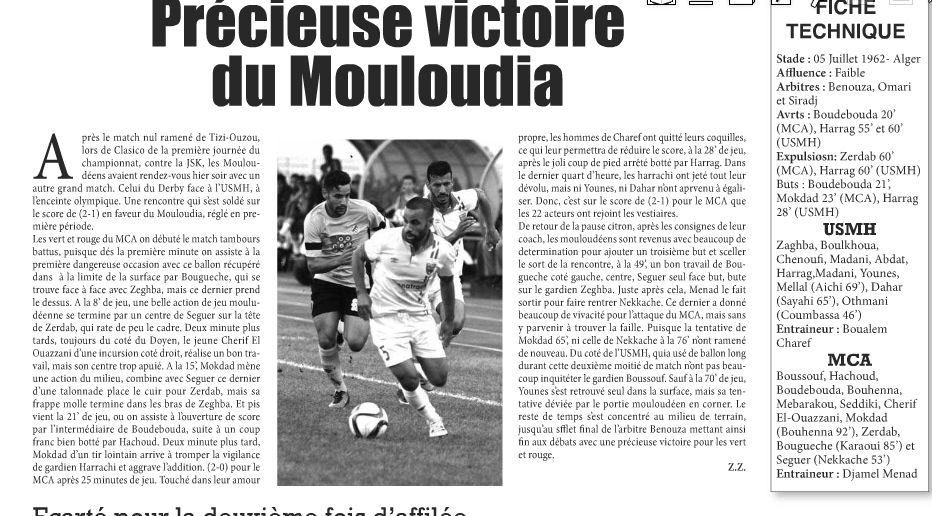 Samedi 27.8.2016 au 