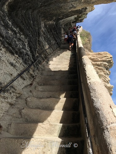 Corse : Bonifacio, Escalier d’Aragon 2/2