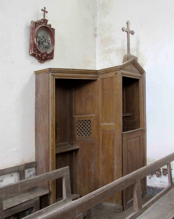 Les confessionnaux sont encore bien présents dans nos églises Châtillonnaises !