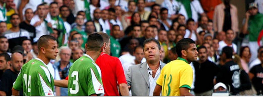 le Mercredi 22 août 2007  au stade de la Mosson, Montpellier Brésil - Algérie 2-0