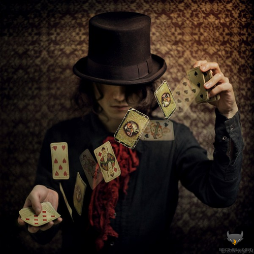 Image de cards, magic, and magician