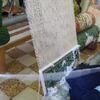 Un atelier de tapis en fils de soie