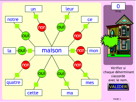 Exercices de grammaire en ligne (CE1)