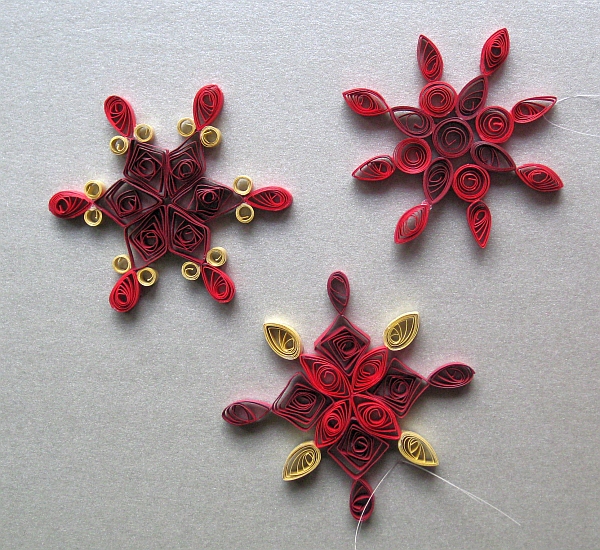 Quelques exemples de créations en quilling