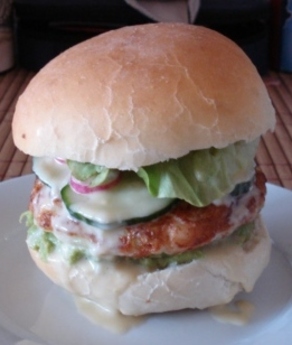 EBI NO HAMBĀGU - Burger de crevette pour Hamburger à la japonaise <3