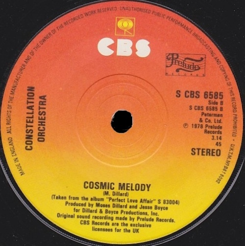 1978 : Single SP CBS Records S CBS 6585 [ UK ]