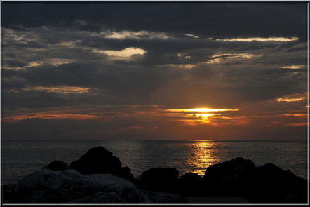 Italie : plage de Levanto