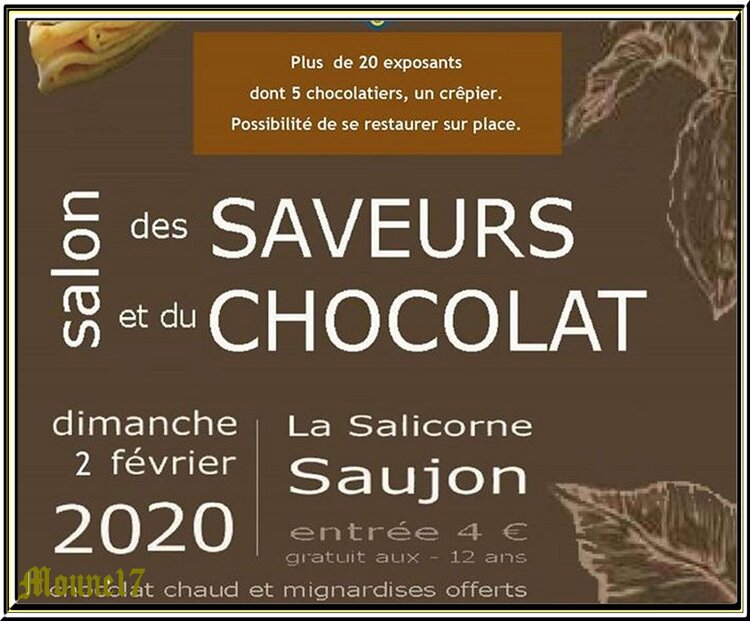 Salon des saveurs et du chocolat à Saujon (charente maritime)