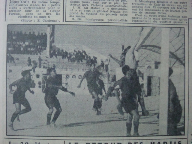 7.9.1952 Finale Coupe Milady Amical MCA-RSA 3-2