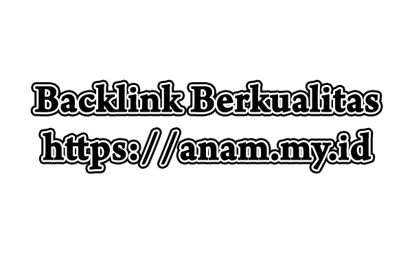 Backlink Berkualitas