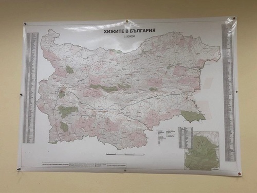 Carte des 334 refuges bulgares