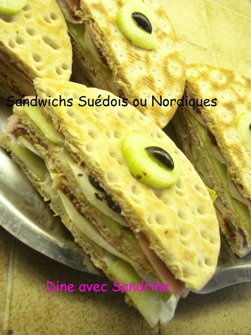 Des Sandwichs Suédois ou Nordiques