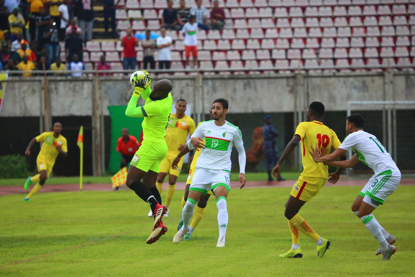Mardi 16.10.2018 à Cotonou Q.CAN Retour Bénin-EN 1-0