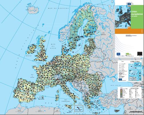Carte agricole de l'union européenne