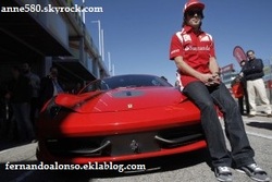 Le garage de Fernando Alonso