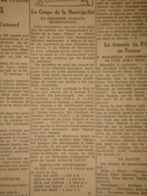 Dimanche 8.9.1929 coupe de la municipalité 1er tour au champ de manoeuvre terrain C  CAPLM-MCA 1-3