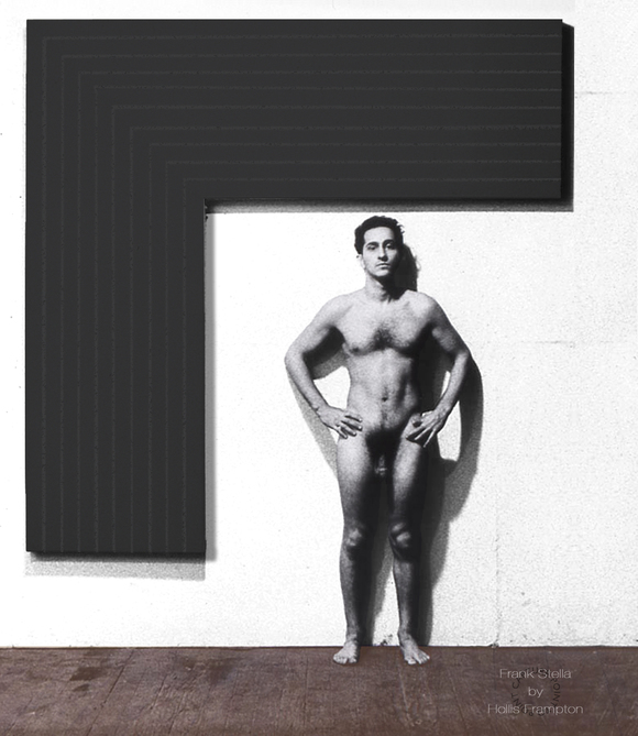 Frank Stella Naked, Painting Hollis Frampton Point-to-Point-Studio