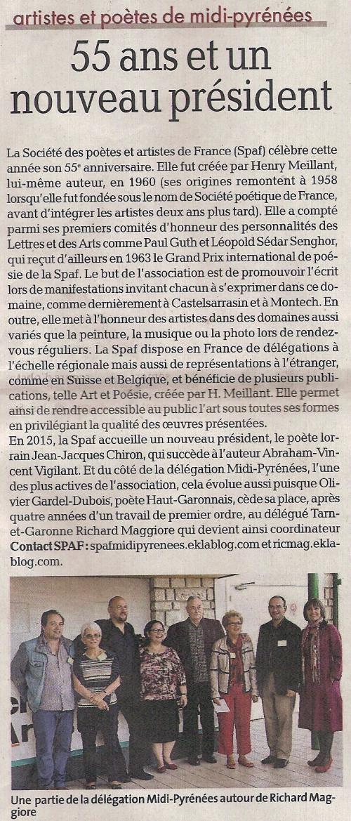 LA PRESSE EN AVRIL