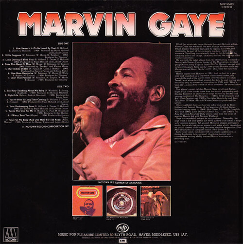 Marvin Gaye : Album " How Sweet It Is ( To Be Loved By You ) " Music For Pleasure Records MFP 50423 [ UK ]