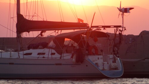 Le balcon posé sur la mer (41-3) à Xίος. Le balcon aimé et aimant