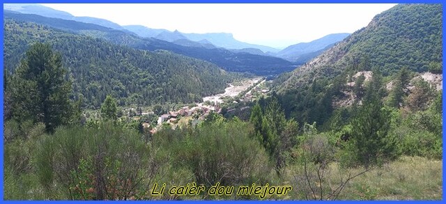 Alpes de Haute Provence, l'aqueduc des Sagnières