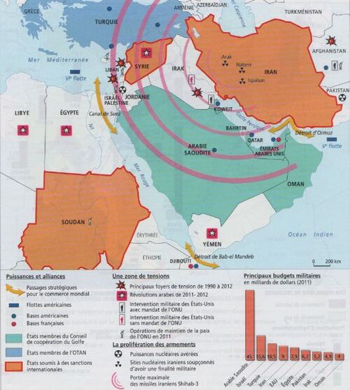 H3 Proche et Moyen Orient, foyer de conflit