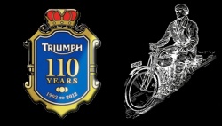 Fonds d'écran "Hommage aux 110 ans de Triumph"  