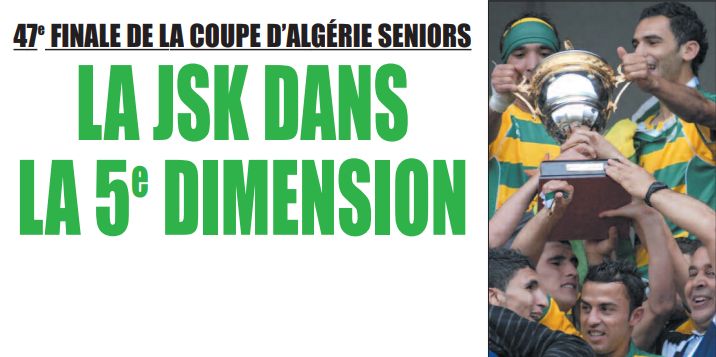 1.5.2011 Finale coupe d'Algérie JSK-USMH 1-0