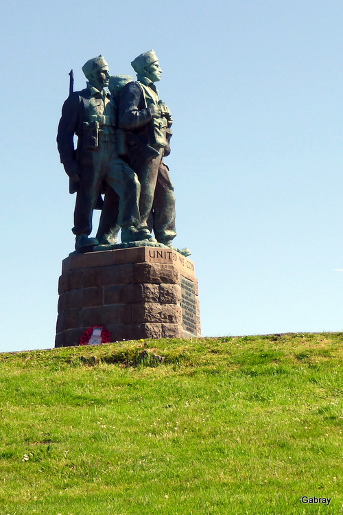 Écosse : monument « commando 39/45 »