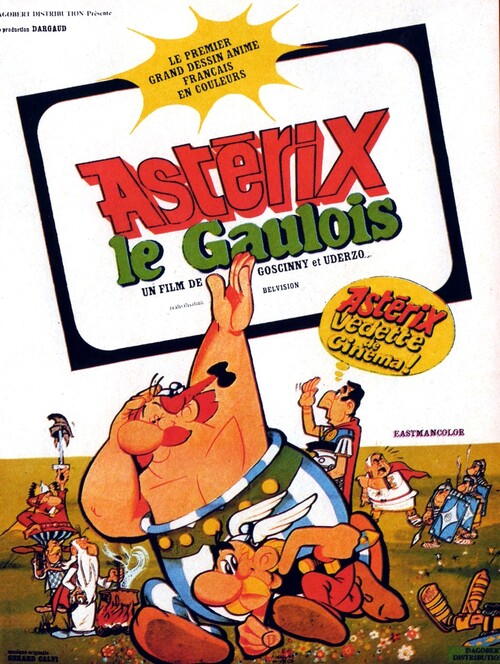 ASTERIX LE GAULOIS BOX OFFICE FRANCE 1967