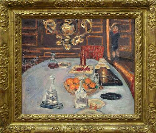 Pierre Bonnard - " Table mise sous la Lampe " - 1899