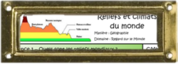 Reliefs et climats mondiaux