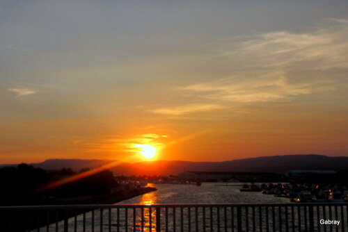 Le Barcarès : coucher du soleil au port ... n 4