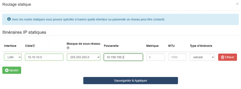 VPN OpenVPN de site-à-site avec le Cudy R700 (VPN NATé)