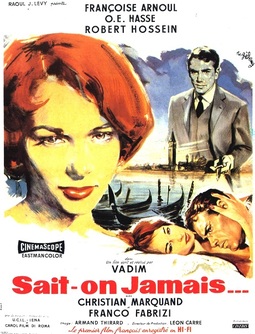 SAIT-ON JAMAIS BOX OFFICE FRANCE 1957 AFFICHE DE RINALDO GELENG