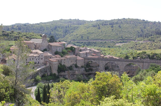 Le village cathare de Minerve dans l'Hérault