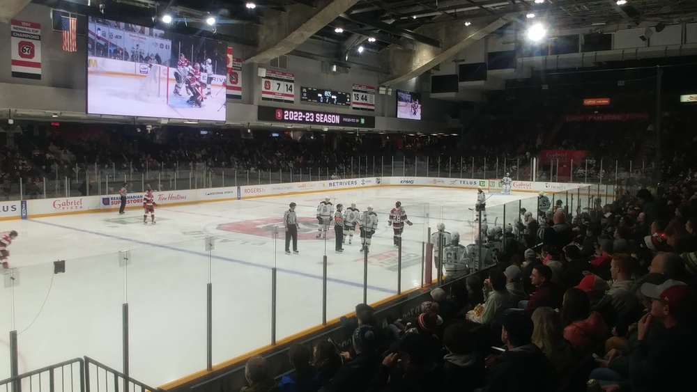 Olympiques de Gatineau versus Ottawa 67's at TD Place on February 9th 2023