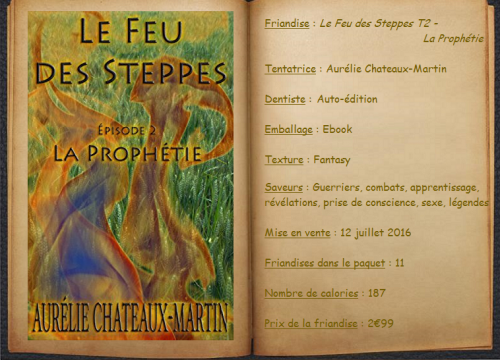 Le Feu des Steppes T2 - La Prophétie - Aurélie Chateaux-Martin