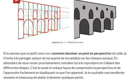 Dessin et peinture - vidéo 3162 : Comment réaliser un petit pont de pierre ? - toutes les techniques.