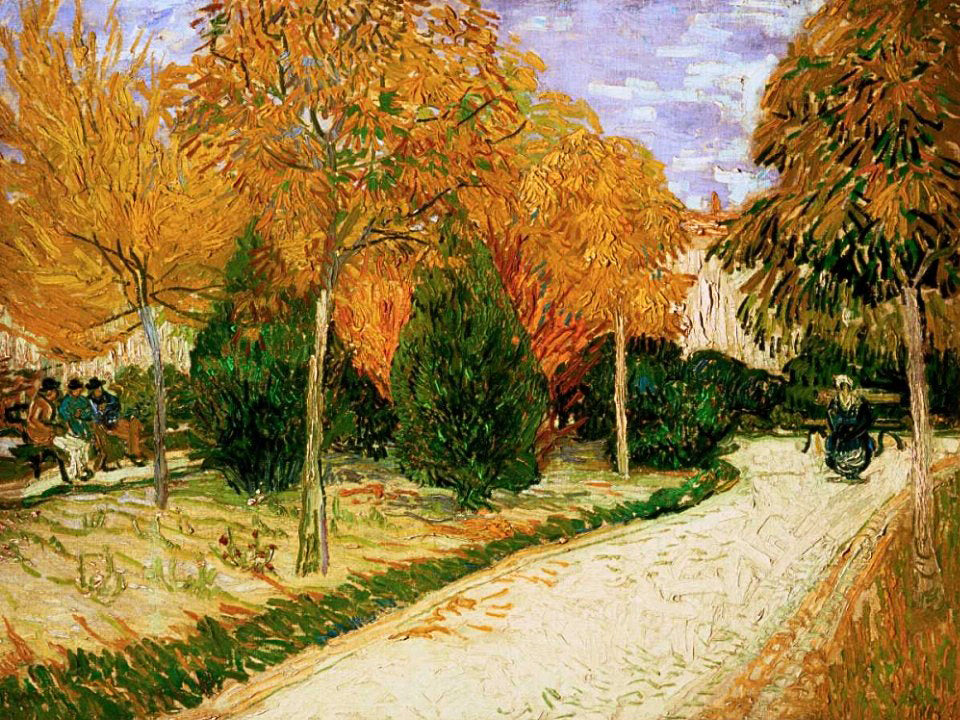 Jardin d'automne - Van Gogh - Reproduction tableau sur toile - Master