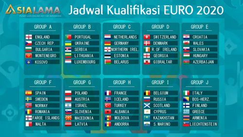Jadwal Kualifikasi EURO 2020