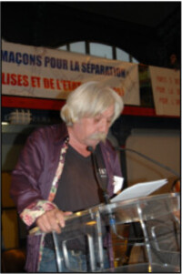 Meeting laïque du 5/12/2015 à Paris-L'intervention d'Alain Barbier au nom de la FERC/CGT