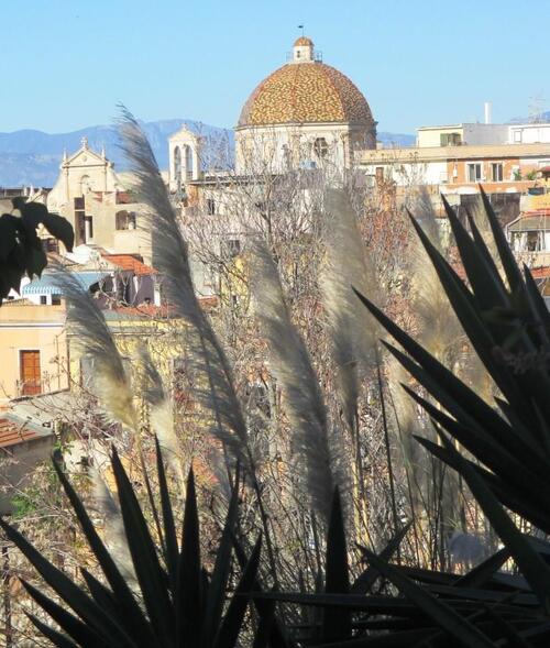 Vue du bastion de Sainte-Croix à Cagliari