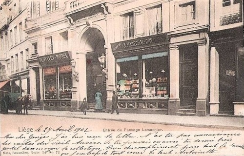Liège - Entrée du Passage Lemonnier (1902)