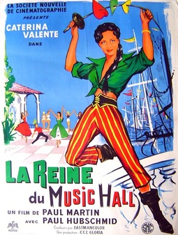 LA REINE DU MUSIC HALL BOX OFFICE FRANCE 1958 