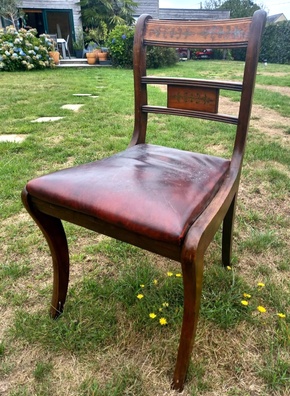 Rénovation d'une chaise anglais du XIXeme