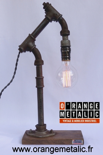 Mobilier Industriel O'Range Metalic Lampe Design