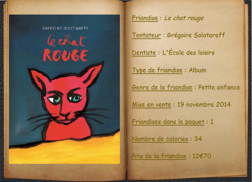Le chat rouge - Grégoire Solotareff