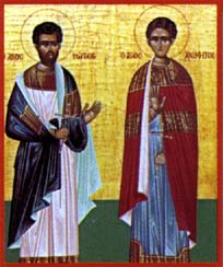 Saint Photius et Saint Anicet, martyrs à Nicomédie (4ème s.)