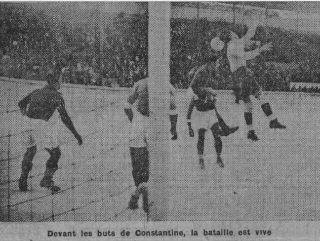 Dimanche 25.4.1937 Amical Sélection Alger -Constantine 4-2 avec Berzig